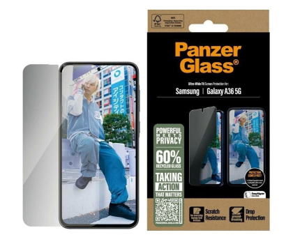 Szkło i folia ochronna PanzerGlass Ultra-Wide Fit do Samsung Galaxy A36 5G privacy